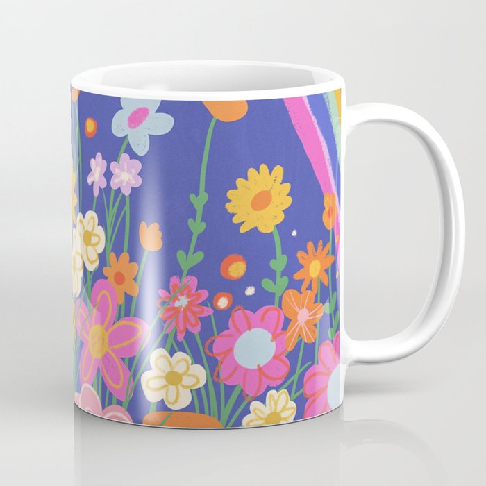 Rainbow meadow Coffee Mug Gallery Image 1