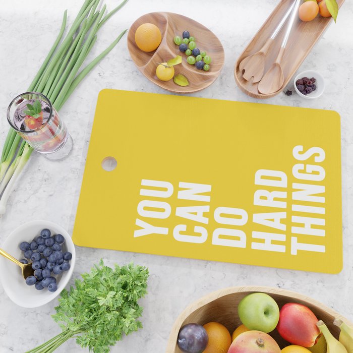 You Can Do Hard Things Cutting Board Gallery Image 2