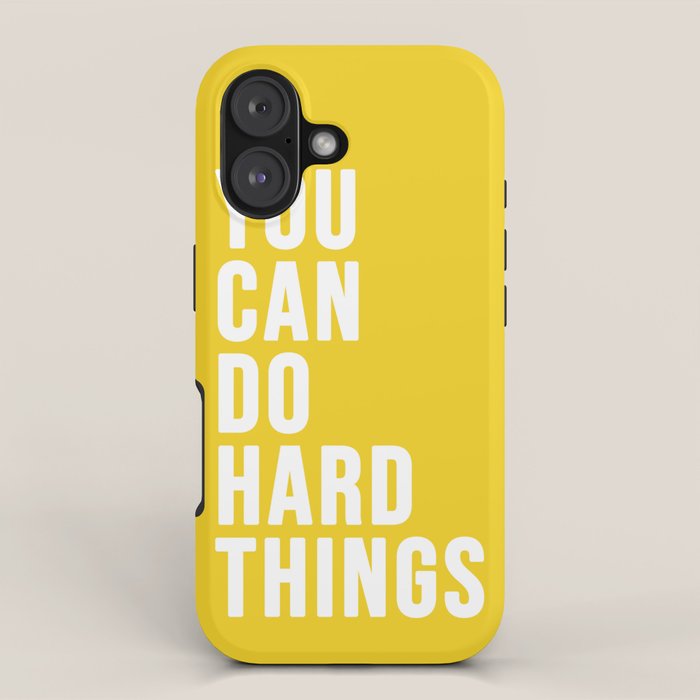 You Can Do Hard Things iPhone Case Gallery Image 1