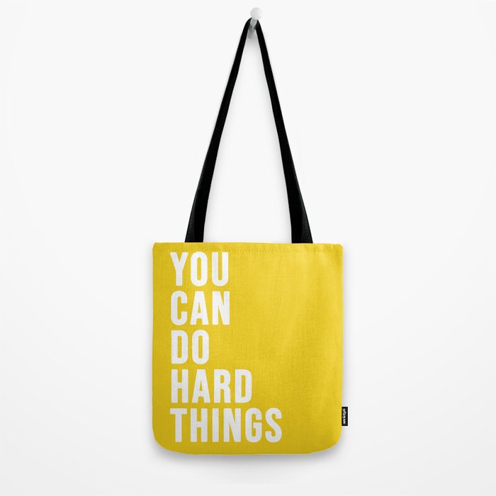 You Can Do Hard Things Tote Bag Gallery Image 2