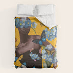 Blooming in Flight 1 Comforter Gallery Image 6