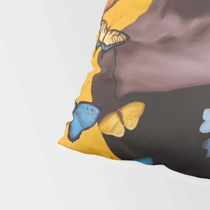 Blooming in Flight 1 Pillow Sham Gallery Image 4