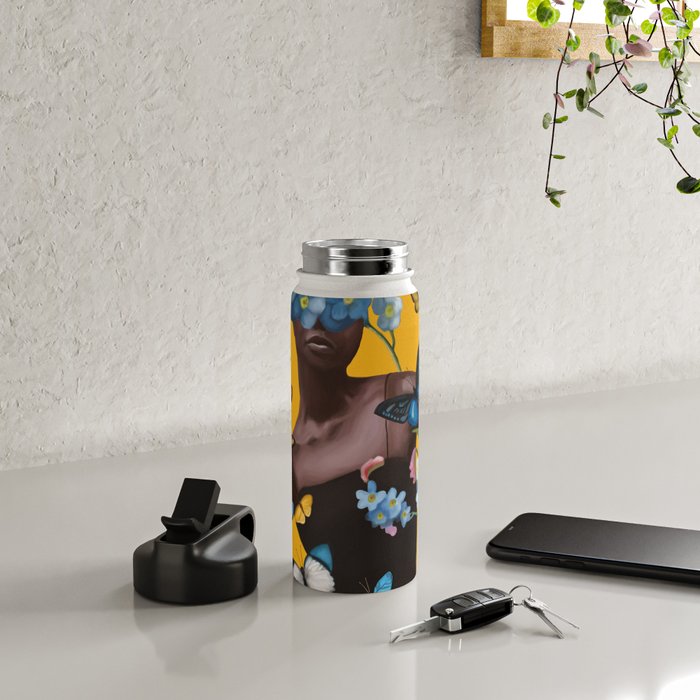 Blooming in Flight 1 Water Bottle Gallery Image 4
