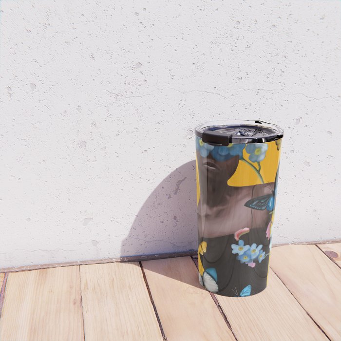 Blooming in Flight 1 Travel Mug Gallery Image 4
