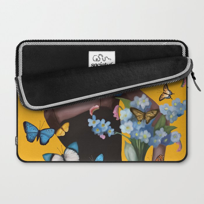 Blooming in Flight 1 Laptop Sleeve Gallery Image 2