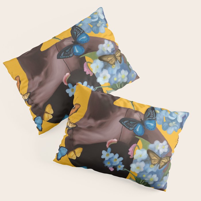 Blooming in Flight 1 Pillow Sham Gallery Image 3