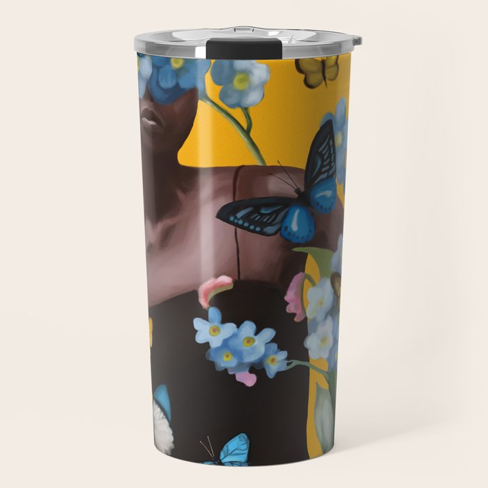 Blooming in Flight 1 Travel Mug Gallery Image 1