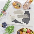 Monochrome Shapes #2 Cutting Board Gallery Image 2