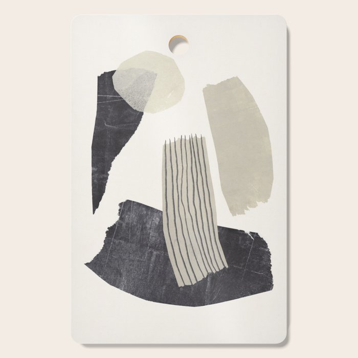 Monochrome Shapes #2 Cutting Board Gallery Image 1