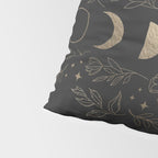 Gold Moon Phases Pillow Sham Gallery Image 4