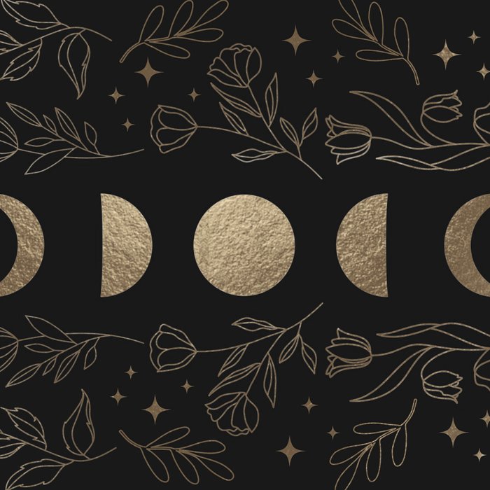 Gold Moon Phases Coffee Mug Gallery Image 2