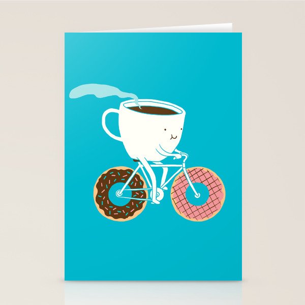 Coffee and Donuts Stationery Card Gallery Image 2