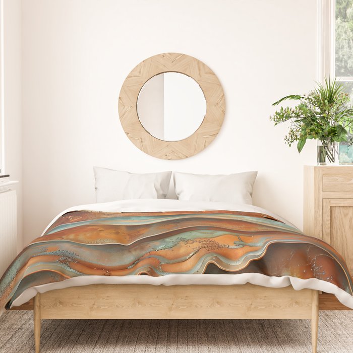 Rustique Orbita Abstract Duvet Cover Gallery Image 3