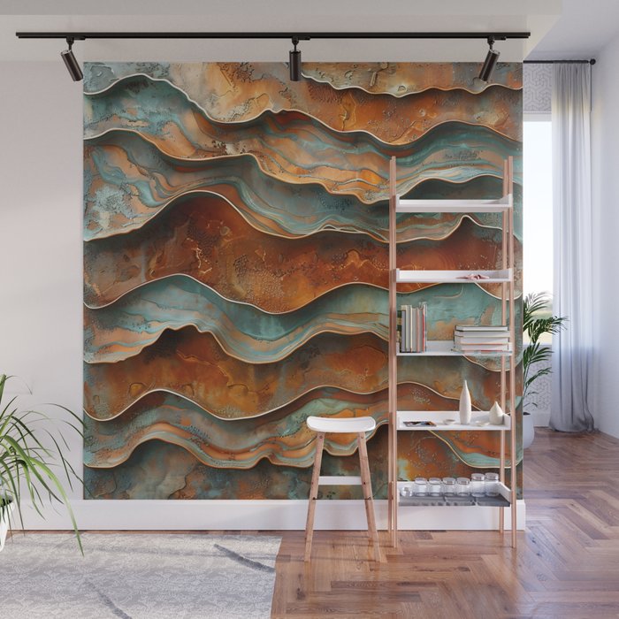 Rustique Orbita Abstract Wall Mural Gallery Image 1