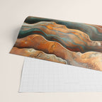 Rustique Orbita Abstract Wrapping Paper Gallery Image 2
