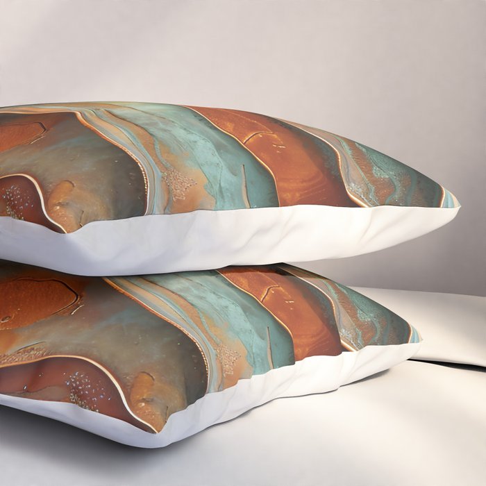 Rustique Orbita Abstract Pillow Sham Gallery Image 3