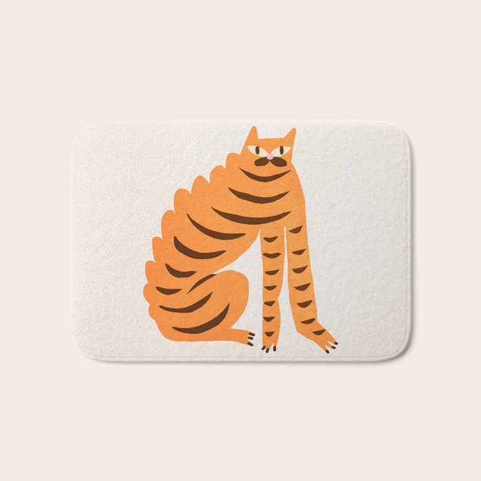 Pop Cats 01: Modern Pop Art Bath Mat Gallery Image 1