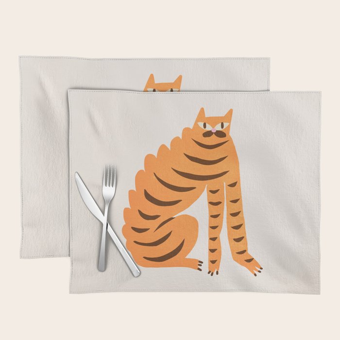 Pop Cats 01: Modern Pop Art Placemat Gallery Image 1