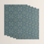 William Morris Vintage Brophy Trellis Teal Wrapping Paper Gallery Image 3