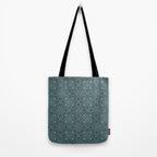 William Morris Vintage Brophy Trellis Teal Tote Bag Gallery Image 2