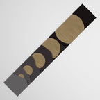 Golden moon phases  Table Runner Gallery Image 3