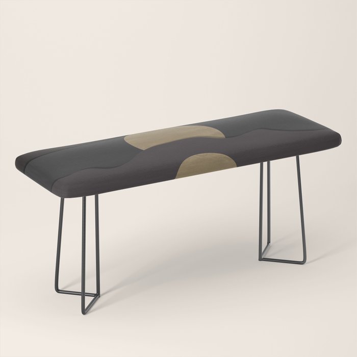 Golden moon phases  Bench Gallery Image 1