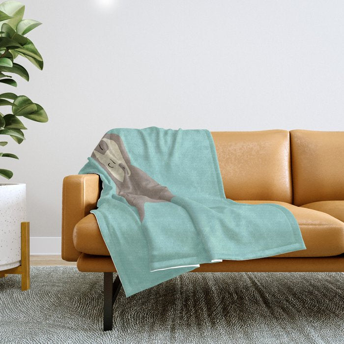 Do Nothing Throw Blanket Gallery Image 1