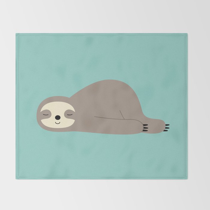 Do Nothing Throw Blanket Gallery Image 2