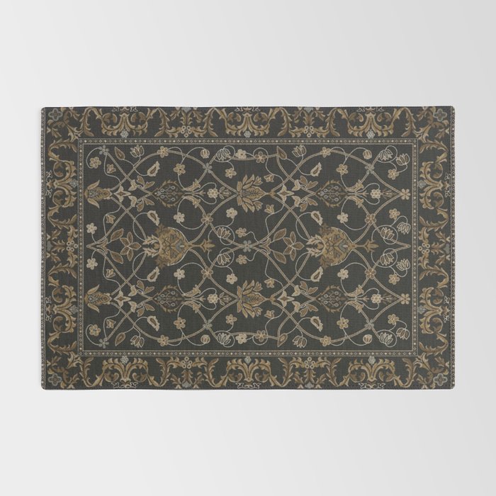 Antique Oriental Persian Floral by William Morris Rug Gallery Image 2