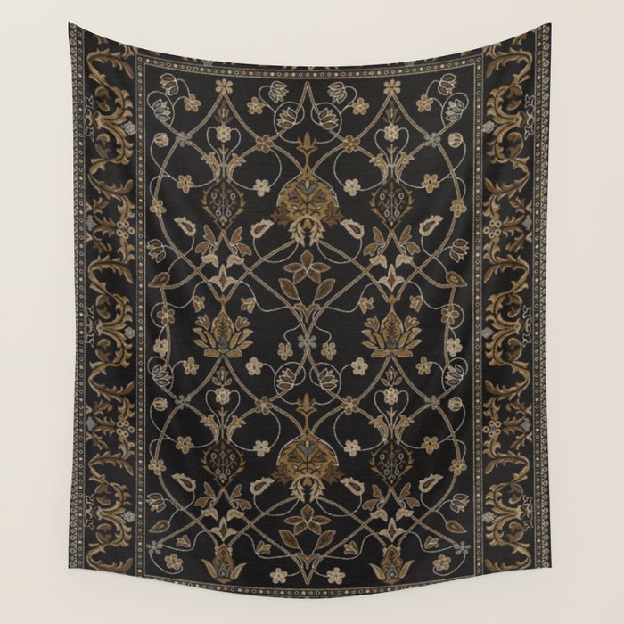 Antique Oriental Persian Floral by William Morris Wall Tapestry Gallery Image 4