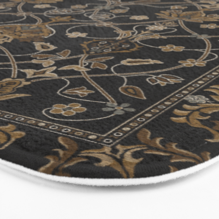 Antique Oriental Persian Floral by William Morris Bath Mat Gallery Image 3