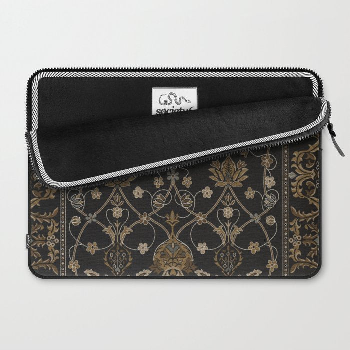 Antique Oriental Persian Floral by William Morris Laptop Sleeve Gallery Image 2