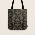 Antique Oriental Persian Floral by William Morris Tote Bag Gallery Image 1