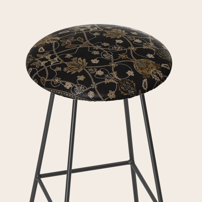 Antique Oriental Persian Floral by William Morris Stool Gallery Image 2