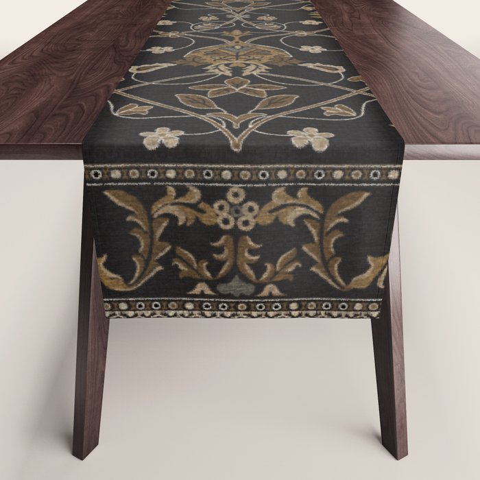Antique Oriental Persian Floral by William Morris Table Runner Gallery Image 1