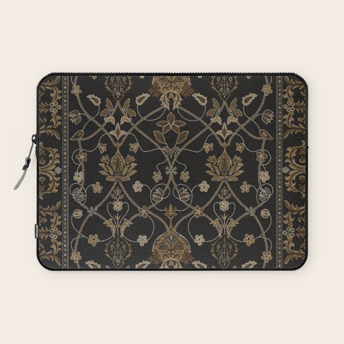 Antique Oriental Persian Floral by William Morris Laptop Sleeve Gallery Image 1