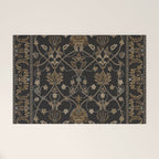 Antique Oriental Persian Floral by William Morris Welcome Mat Gallery Image 1