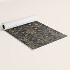 Antique Oriental Persian Floral by William Morris Yoga Mat Gallery Image 2