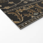 Antique Oriental Persian Floral by William Morris Welcome Mat Gallery Image 2