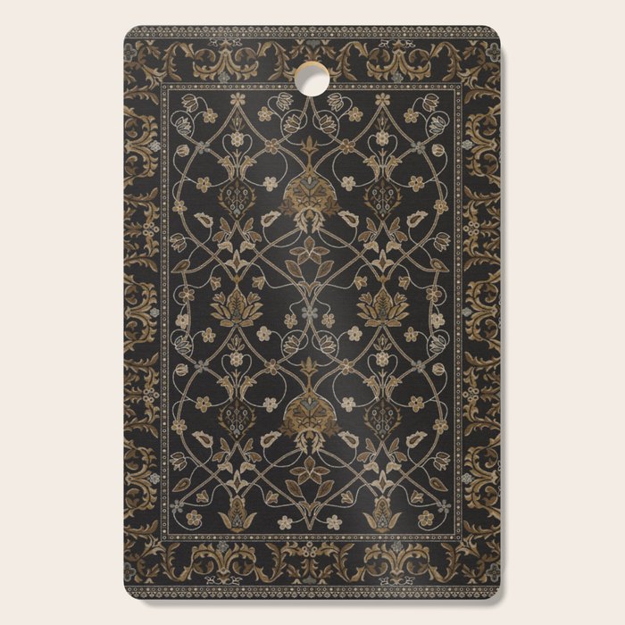 Antique Oriental Persian Floral by William Morris Cutting Board Gallery Image 1