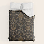 Antique Oriental Persian Floral by William Morris Duvet Cover Gallery Image 6