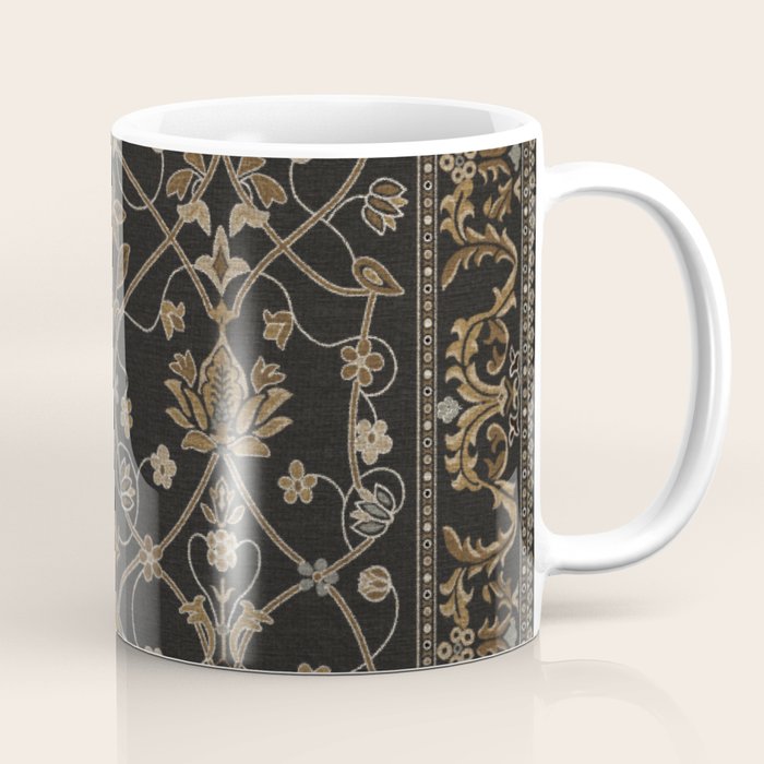 Antique Oriental Persian Floral by William Morris Coffee Mug Gallery Image 1