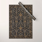 Antique Oriental Persian Floral by William Morris Wrapping Paper Gallery Image 1