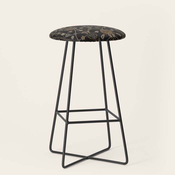 Antique Oriental Persian Floral by William Morris Stool Gallery Image 1