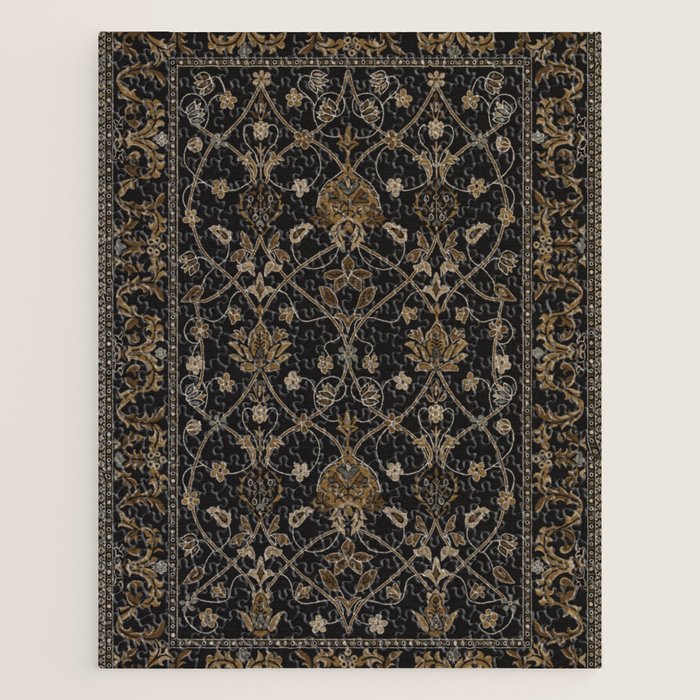 Antique Oriental Persian Floral by William Morris Jigsaw Puzzle Gallery Image 1