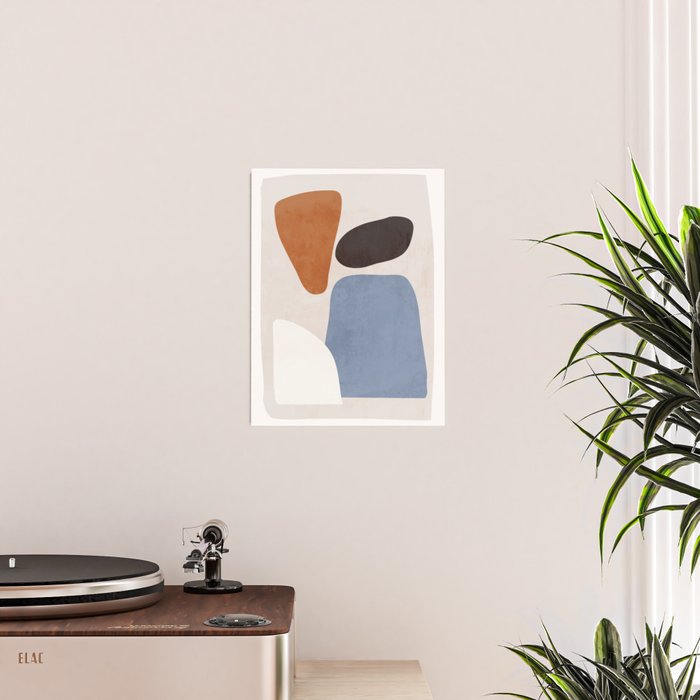 Modern Abstract Minimal Shapes 220 Poster Gallery Image 2