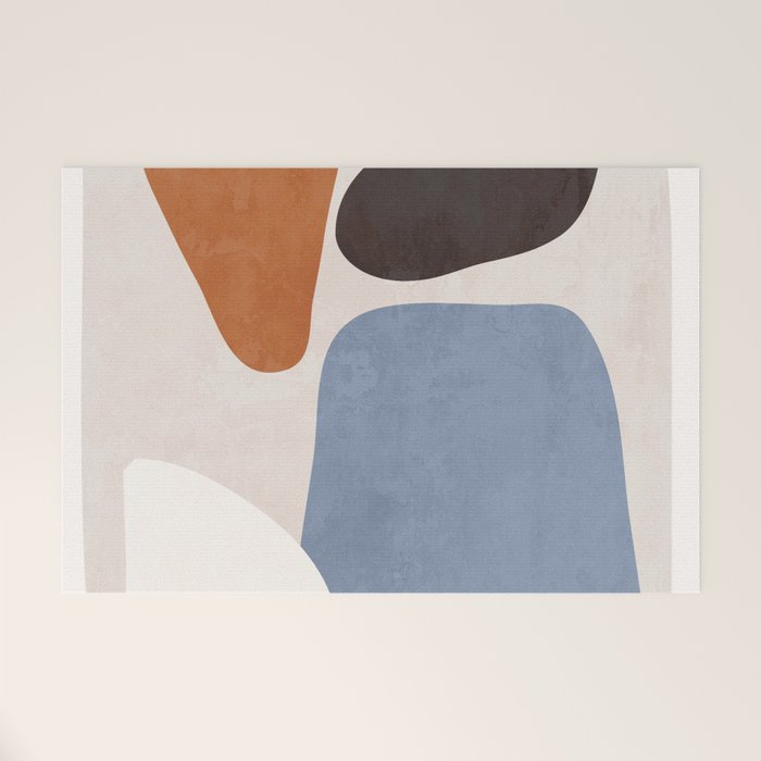Modern Abstract Minimal Shapes 220 Welcome Mat Gallery Image 1