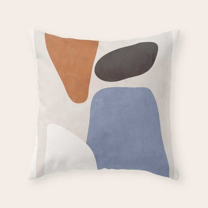 Modern Abstract Minimal Shapes 220 Throw Pillow Gallery Image 6