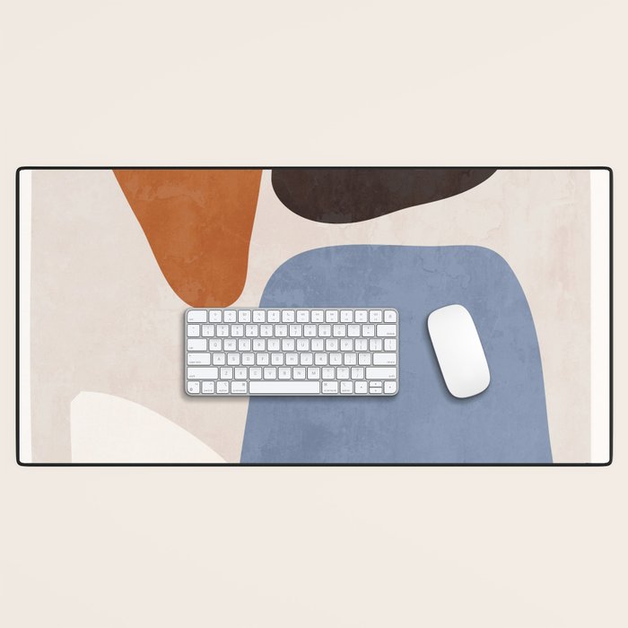 Modern Abstract Minimal Shapes 220 Desk Mat Gallery Image 1