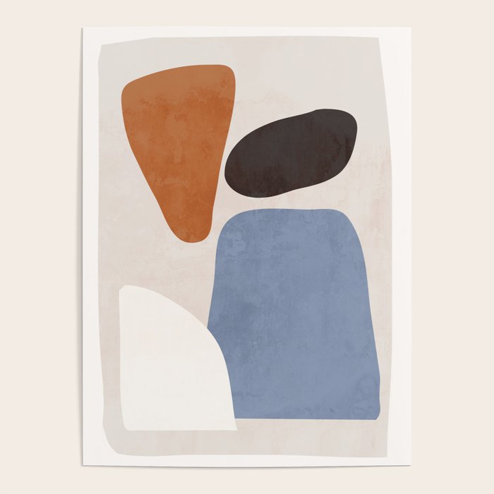 Modern Abstract Minimal Shapes 220 Poster Gallery Image 4